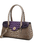 MKF Liviana Croc-Embossed Shoulder Bag by Mia K