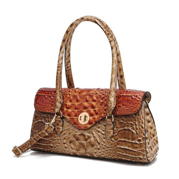 MKF Liviana Croc-Embossed Shoulder Bag by Mia K