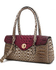 MKF Liviana Croc-Embossed Shoulder Bag by Mia K