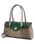 MKF Liviana Croc-Embossed Shoulder Bag by Mia K