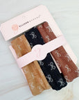 Lovely Patterns Hair Ties Set Of 3