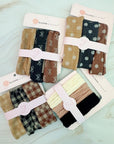 Lovely Patterns Hair Ties Set Of 3