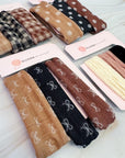 Lovely Patterns Hair Ties Set Of 3