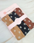 Lovely Patterns Hair Ties Set Of 3