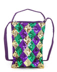 Mardi Gras Sequins Tote