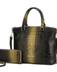 MKF Liora Croc-Embossed Tote Bag by Mia K