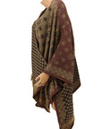 Geometric Pattern Poncho