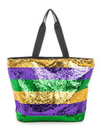 Mardi Gras Sequins Tote