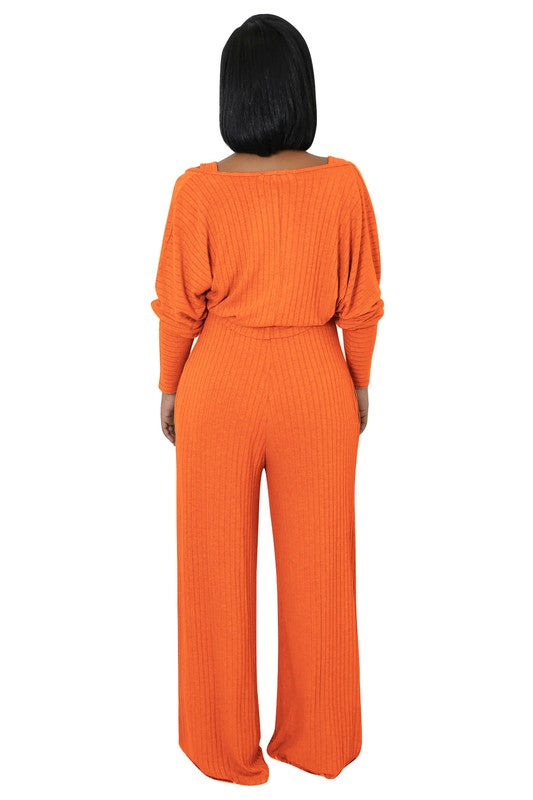 Women&#39;s 2 Piece Jumpsuit Set by Claude