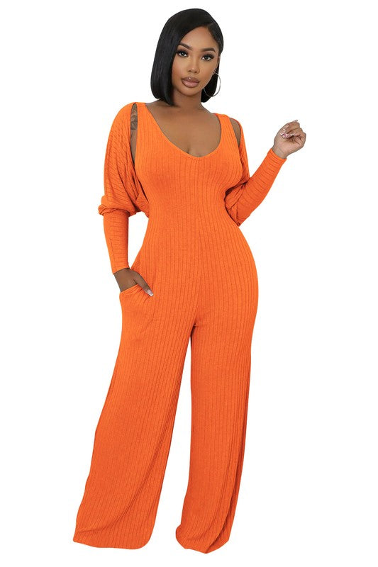 Women&#39;s 2 Piece Jumpsuit Set by Claude