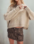 Crewneck Bow Knit sweater