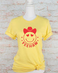 Yeehaw Smiley Heart Valentine Graphic Tee