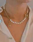 Elegance In Harness Pearl Necklace