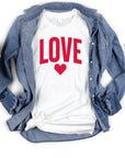 Love Heart Graphic Tee