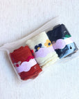 Side Garden Flower Socks Set Of 3