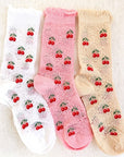 Cherry Vibe Lovely Socks Set Of 3