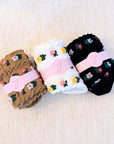 Adorable Mini Flower Socks Set Of 3