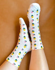 Adorable Mini Flower Socks Set Of 3