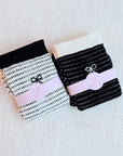 A Bow Over Stripes Socks Set Of 2