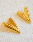 Hey Love Heart Stud Earrings