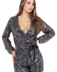 Women's Fashion Sequin Romper