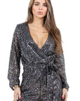 Women's Fashion Sequin Romper