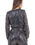 Women's Fashion Sequin Romper