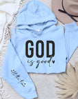 PLUS God is Good all the time Graphic Hoodie Sweatshirt