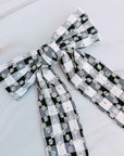 Daisy Picnic Gingham Bow Hair Clip