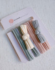 Tied In Bow Daily Hair Ties Set Of 4