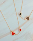 Double Hearts Many Loves Necklace