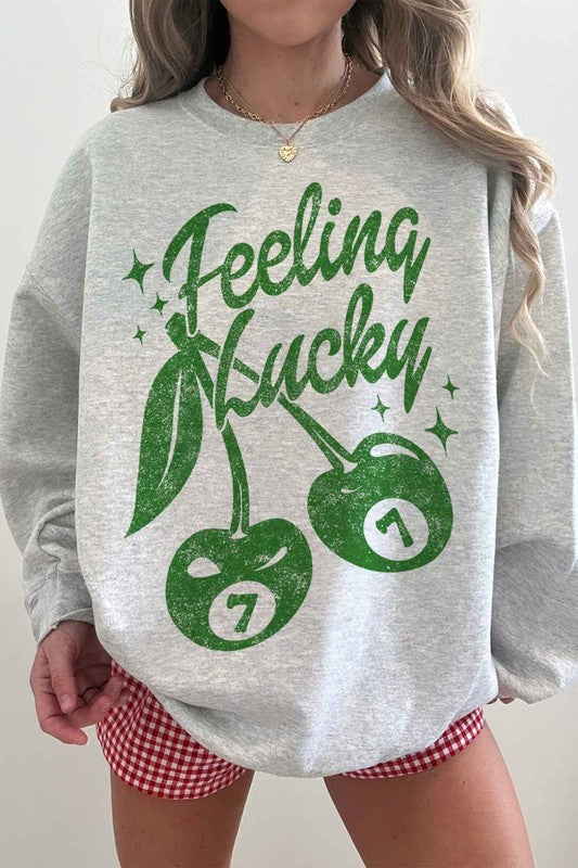 Feelin Lucky St. Patrick's Graphic Sweatshirt