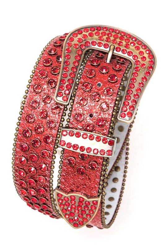 PLUS Crystal Statement Western Belt