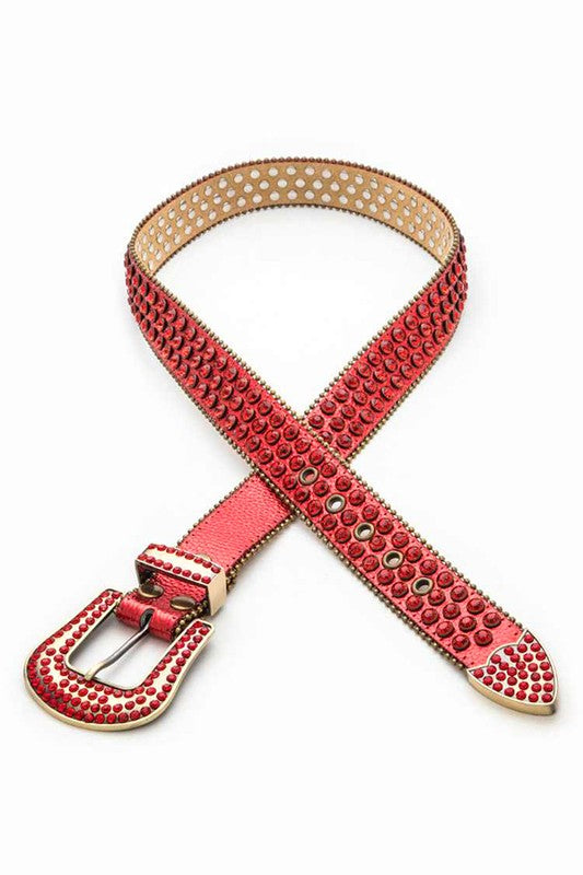 PLUS Crystal Statement Western Belt