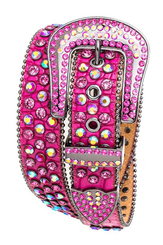 PLUS Crystal Statement Western Belt