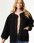 Coco & Carmen Oaklynn Button Front Jacket