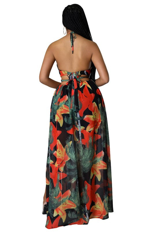 Women's Fashion Long Maxi Dress by Claude