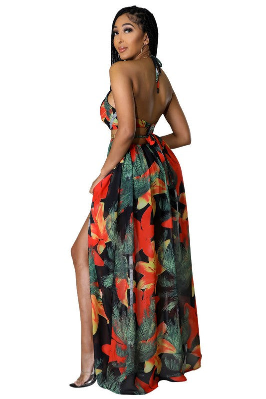 Women's Fashion Long Maxi Dress by Claude