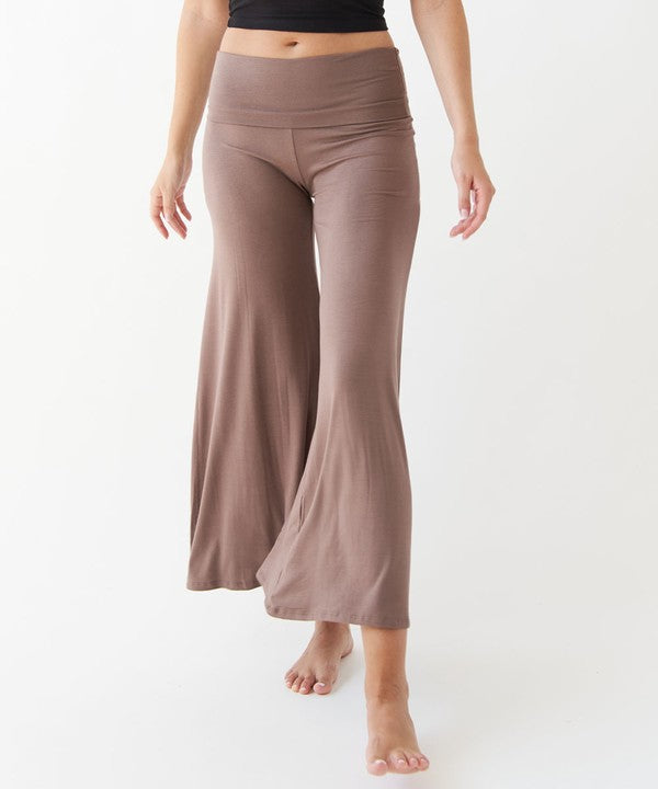 Fabina Bamboo Classic Palazzo Pant Ankle Length