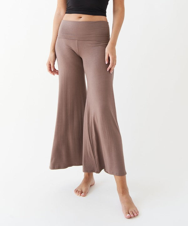 Fabina Bamboo Classic Palazzo Pant Ankle Length