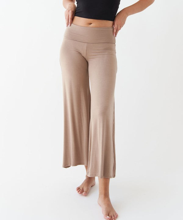 Fabina Bamboo Classic Palazzo Pant Ankle Length