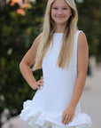 Miss Sparkling | Ruffle Trim Dress