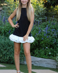 Miss Sparkling | Ruffle Trim Dress