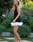 Miss Sparkling | Ruffle Trim Dress