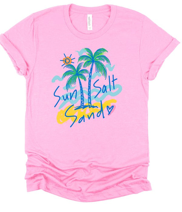 PLUS Sun Sand Salt  Graphic Tee