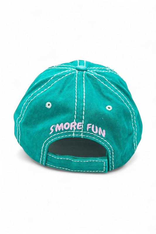 Embroidered Camper Vintage Cap