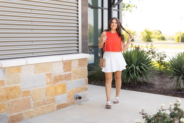 Julia Rose - The Wendy White Skort