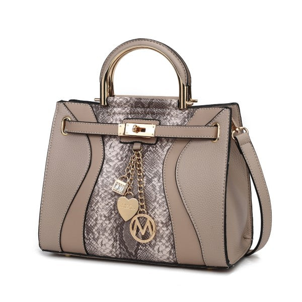 MKF Collection by Mia K | Cassia Vegan Leather Satchel Bag