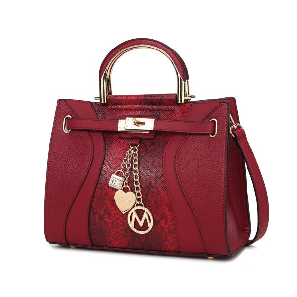 MKF Collection by Mia K | Cassia Vegan Leather Satchel Bag