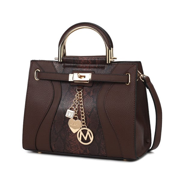 MKF Collection by Mia K | Cassia Vegan Leather Satchel Bag